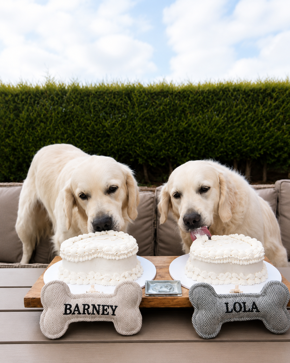 Dog Gender Reveal Cakes