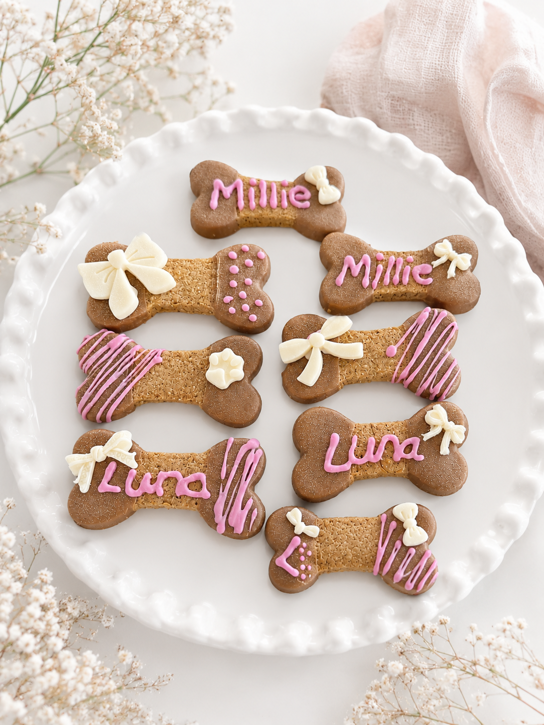 Bone-Shaped Dog Biscuits